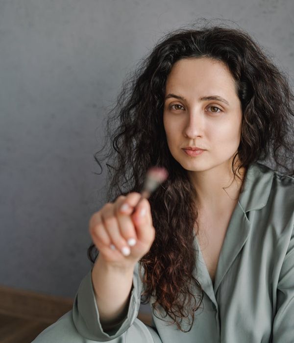 Confident woman feeling empowered after a yoga practice